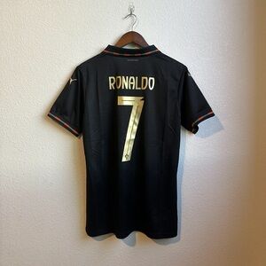 Portugal 2025 Special Black Panther Jersey - Ronaldo - Player Version (SlimFit)